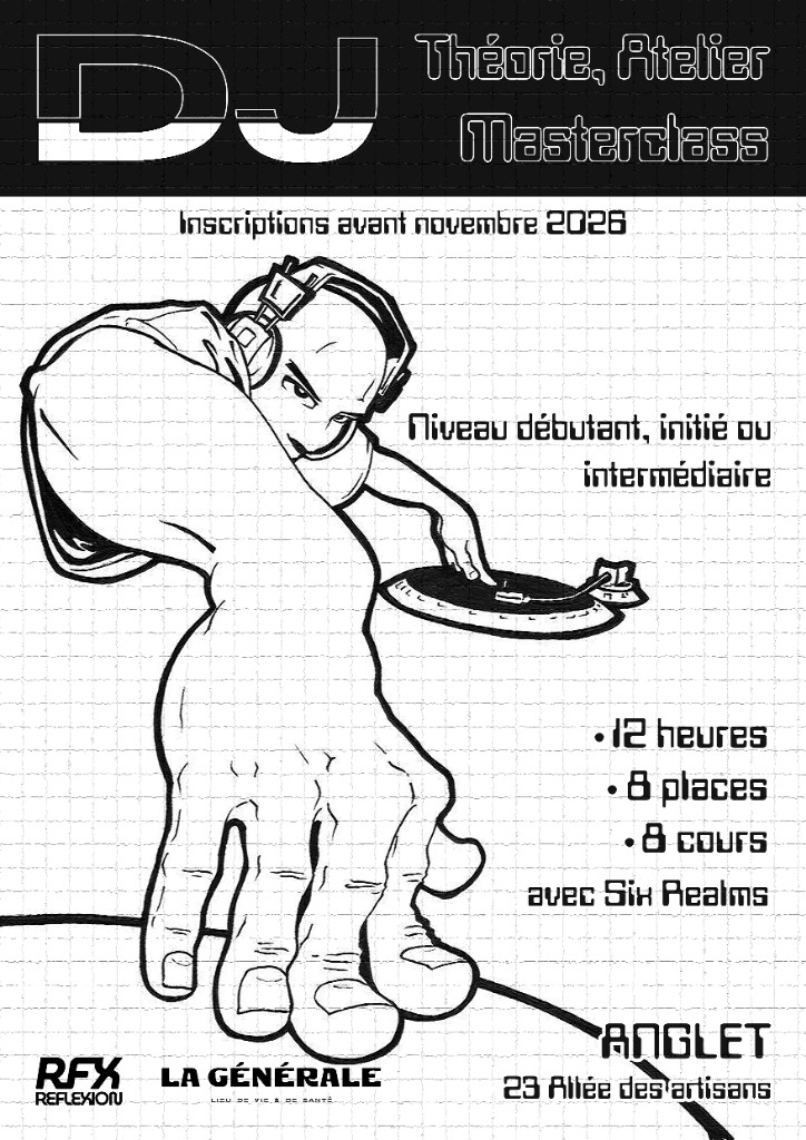 Affiche Ateliers DJ Reflexion